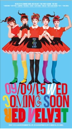 「Red　Velvet」　9日に1stアルバム発売