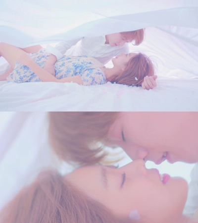 「BTOB」ミンヒョク、女優チョ・ボアとベッド上でラブシーン…新曲MVスポット公開