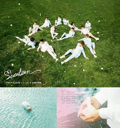 「SEVENTEEN」、1stアルバム3次フォトレター公開