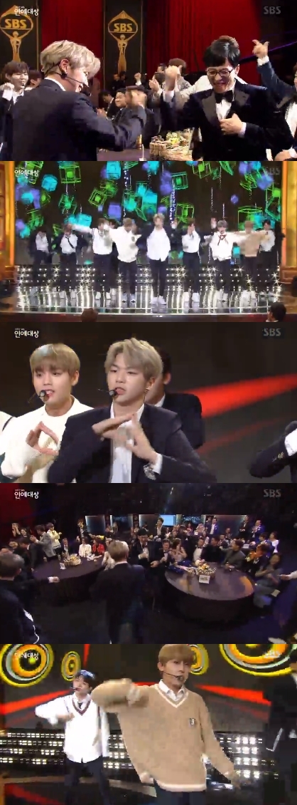 「Wanna One」、「2017 SBS芸能大賞」で祝賀ステージ