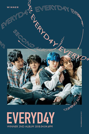 【公式】“カムバック”「WINNER」、2ndアルバム名は「EVERYD4Y」