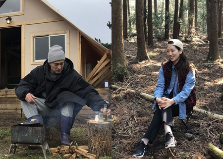 tvN新バラエティ「森の小さな家」側、俳優ソ・ジソブ＆パク・シネの撮影風景を公開