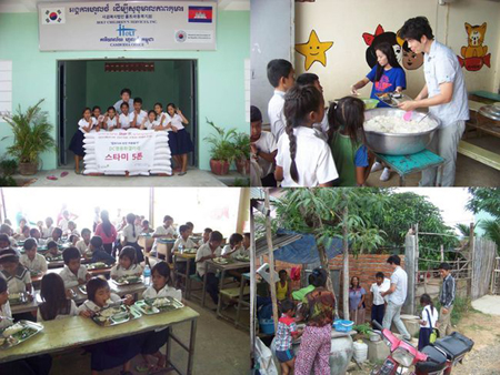 「CNBLUE」ヨンファ、ファンとともにカンボジアに分かち合いの米を寄付