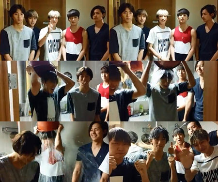 「B1A4」、グループで“アイス・バケツ・チャレンジ”