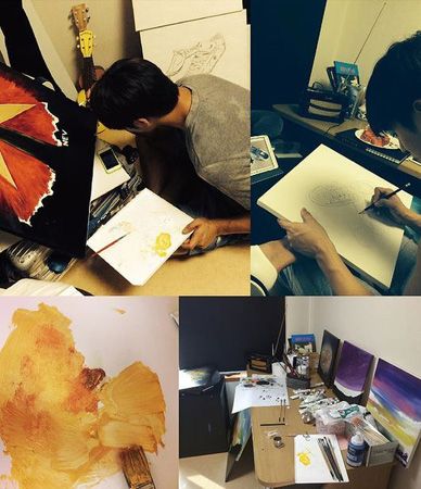 「FTISLAND」チェ・ジョンフン、画家に変身！　日本で展示会を開催
