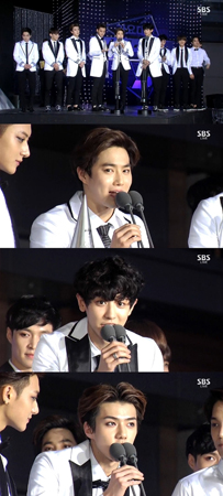 「EXO」 SBS歌謡大祭典で3冠王
