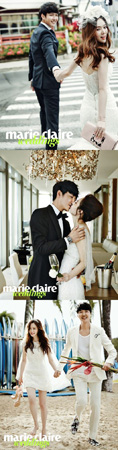 ユン・サンヒョン＆Maybee、ロマンチックなウエディング画報を公開 “甘い新婚旅行”