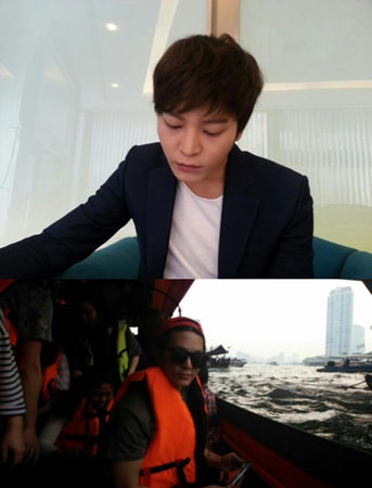 俳優チュウォン、タイ旅行での写真公開！　船の上で自然体の姿