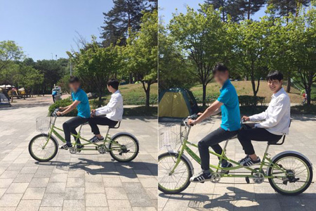 「JYJ」ユチョン、“カップル自転車”写真を公開！　相手は…？