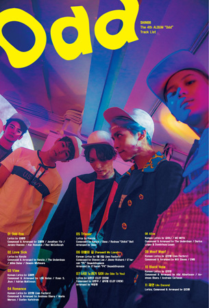 「SHINee」、ニューアルバム「Odd」トラックリスト公開！　国内外のヒットメーカーが大挙参加