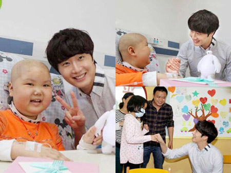俳優チョン・イル、中国で心臓病の子供たちに後援