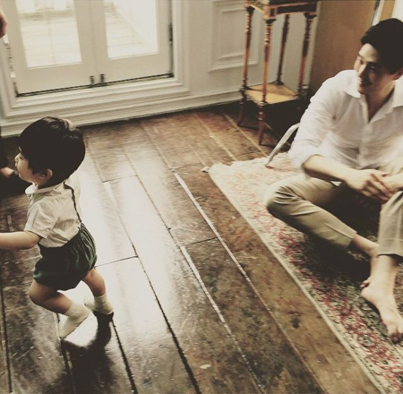 女優キム・ヒョジン、夫ユ・ジテと息子スイン君への愛情 “わたしの宝物”
