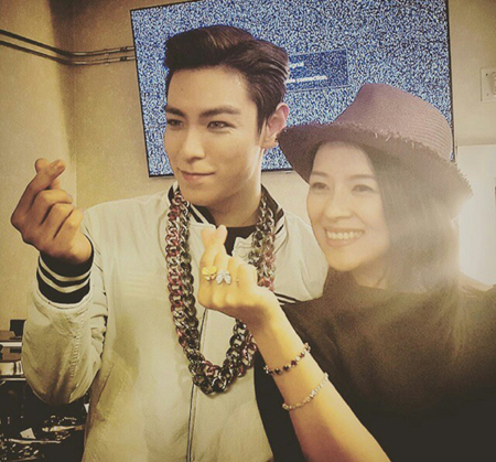 T.O.P（BIGBANG）と中国女優チャン・ツィイーが公演後に共に夕食