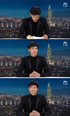 俳優カン・ドンウォン、ニュース番組で突然“お天気キャスター”に変身