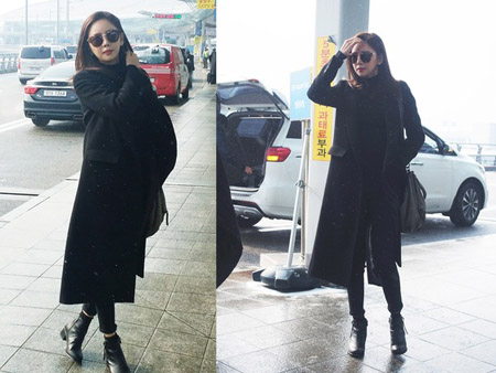 女優イ・テイム、番組撮影で日本へ出国… 空港ファッションは”オールブラック”