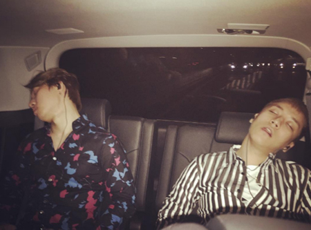 「BIGBANG」メンバーの爆睡写真を公開