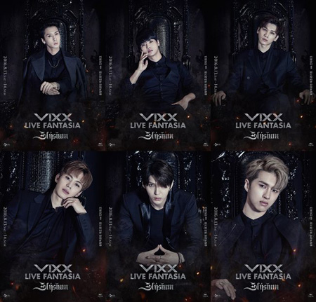 「VIXX」、単独コンサート6人6色の個別ポスター公開！