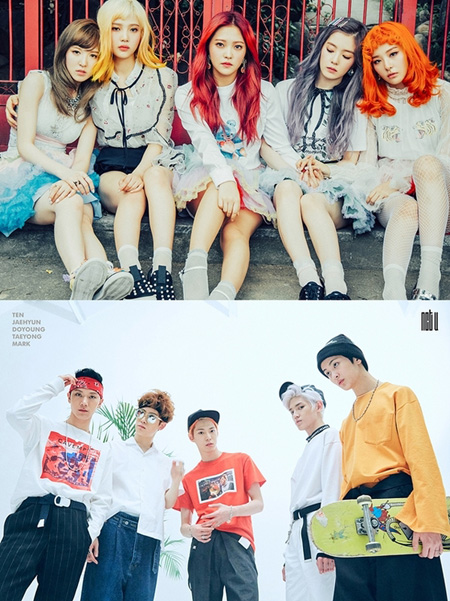 “SMエンタの末っ子ライン”「Red Velvet」＆「NCT」、合同生放送を進行