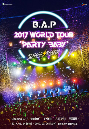 「B.A.P」、3月ソウルコンサートを開催…ワールドツアーの幕開け