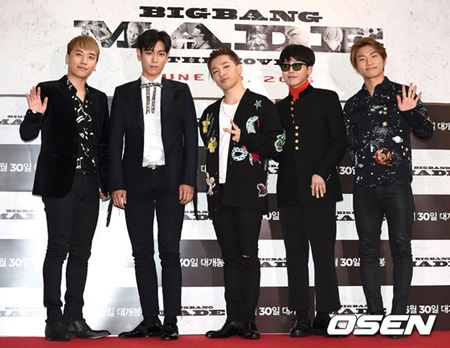 「BIGBANG」、Forbes選定「2016年の最多収益アーティスト」で54位にランクイン