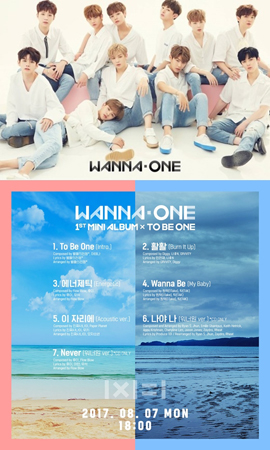 【公式】「Wanna One」、デビュー作トラックリスト公開…「PENTAGON」フイら参加