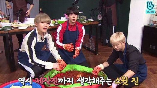 防弾少年団」、キムチ作り対決…勝者は？ | K-POP、韓国エンタメ