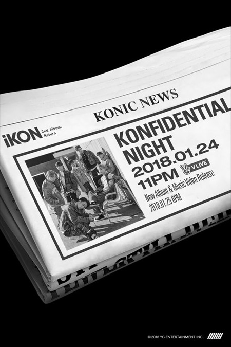 「iKON」、24日にカムバックV LIVEを放送！