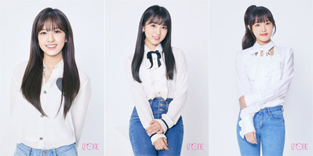 「IZONE」、アン・ユジン＆矢吹奈子＆チェ・イェナの公式プロフィール写真を公開！