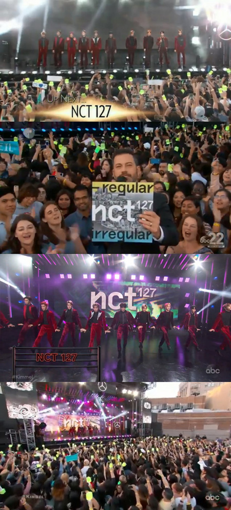 “K-POPのセンセーション”「NCT 127」、米トークショー「Jimmy Kimmel Live！　」に出演！