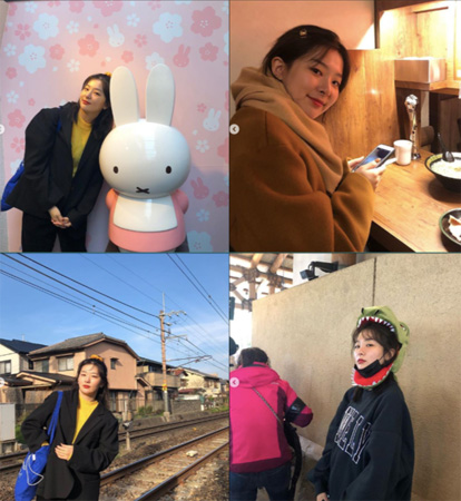 「Red Velvet」スルギ、幸せな日本旅行の一幕を公開「友人との初めての海外旅行」