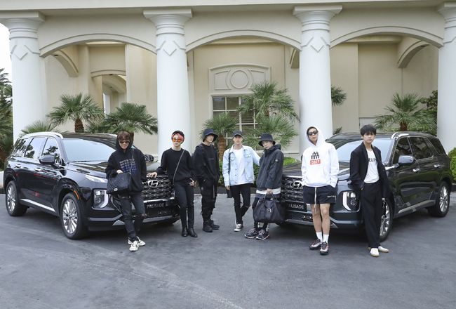 Hyundai palisade bts