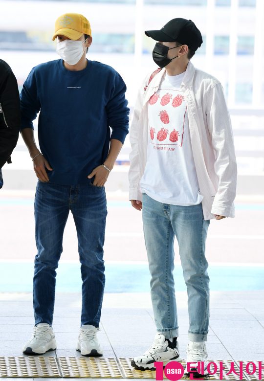 Photo 仁川 Super Junior D E ドンヘとウニョク 海外スケジュールのため ニューヨークへ K Pop 韓国エンタメニュース 取材レポートならコレポ