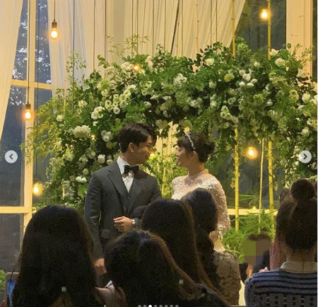 YouTuberドティ、G.O＆チェ・イェスルのロマンチックな結婚式の様子を公開