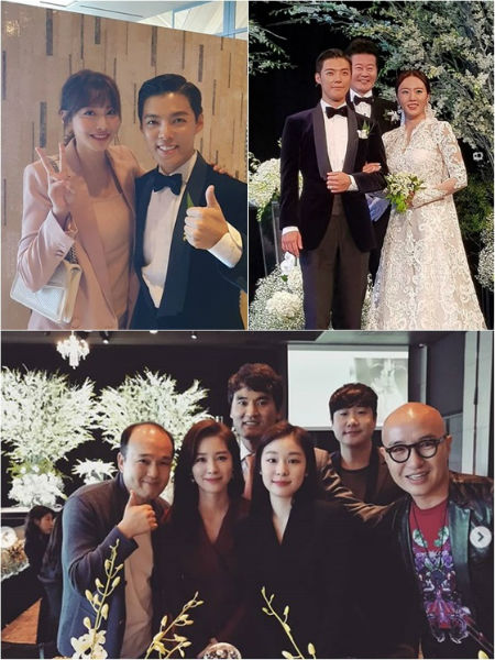 KangNam＆イ・サンファ結婚式、キム・ヨナやユ・イニョンら豪華スター出席でまるで授賞式