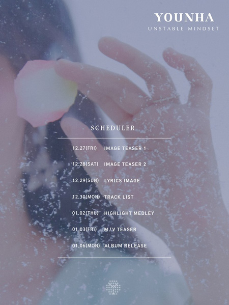 歌手ユンナ、来年1月6日ニューアルバム発売