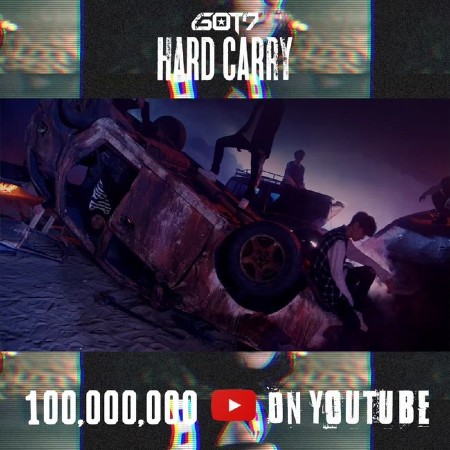 「GOT7」、「Hard Carry」MVが再生回数1億回突破…通算6作目