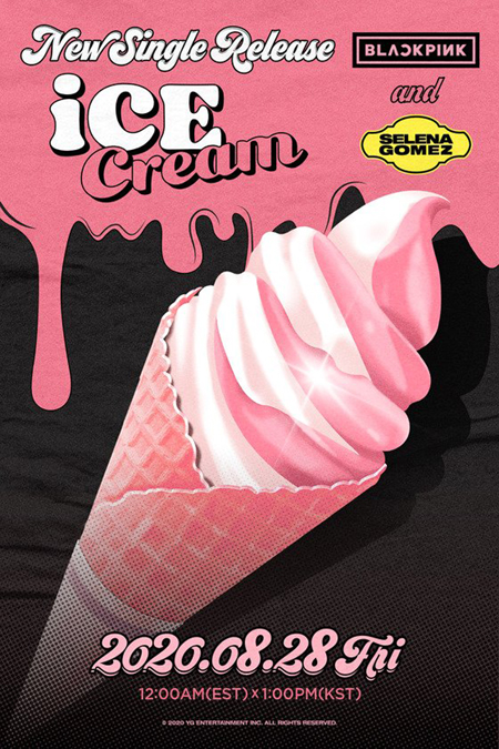 「BLACKPINK」＆セレーナ・ゴメス、新曲「Ice Cream」タイトルを公開