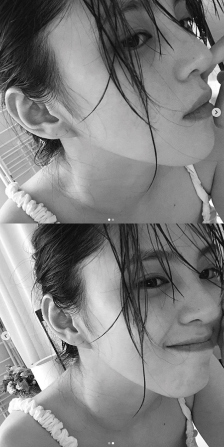 女優ハン・ソヒ、超近接ショットを公開…顔を洗ったばかりのスッピン？