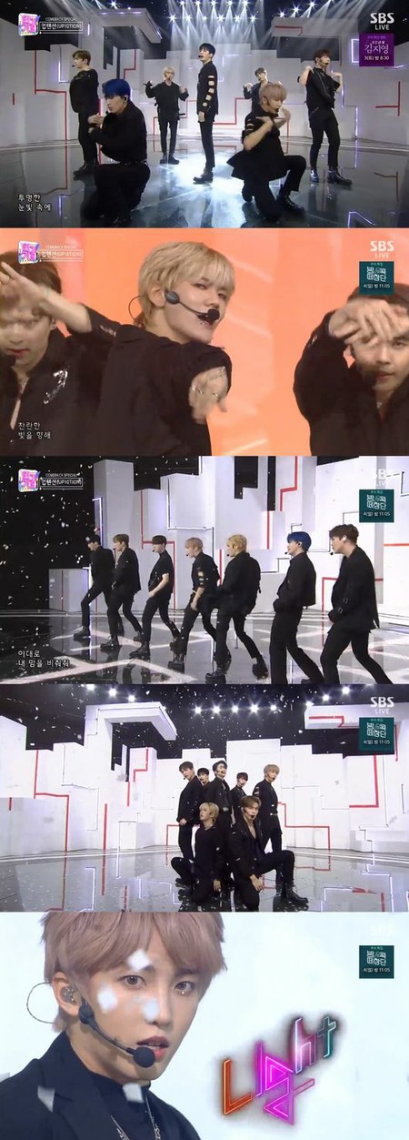 「UP10TION」、ビジュアル+パフォーマンス勢いアップ…SBS「人気歌謡」カムバックが大成功