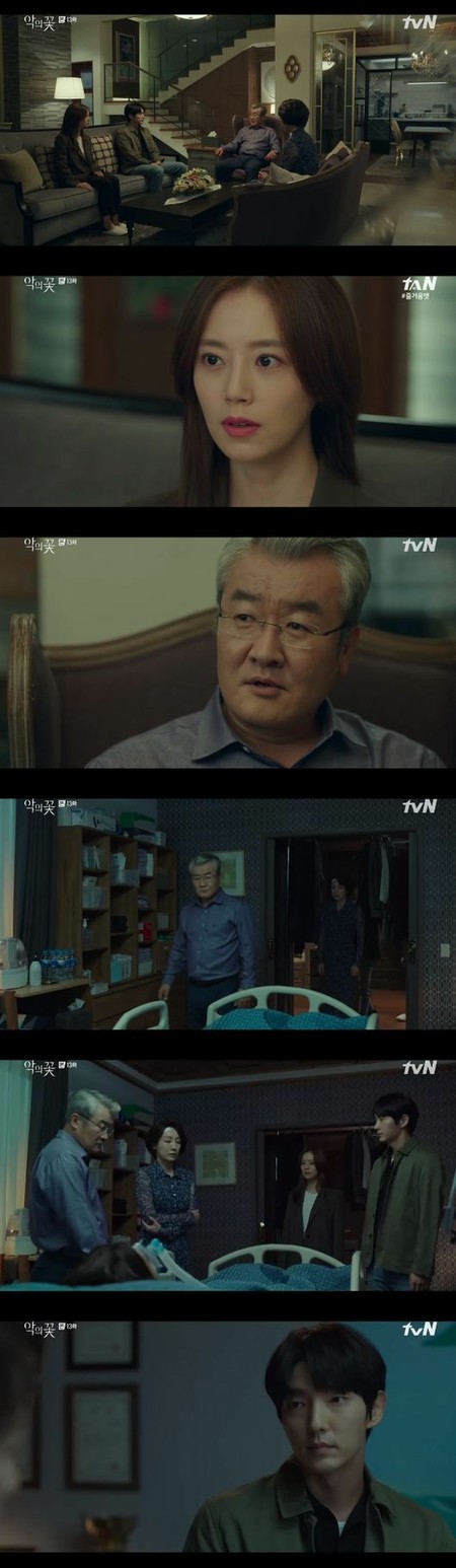 ≪韓国ドラマNOW≫「悪の花」13話、ムン・チェウォン、ソン・ジョンハクに「ここにもう一人いるじゃないか」キム・ジフンの存在疑い