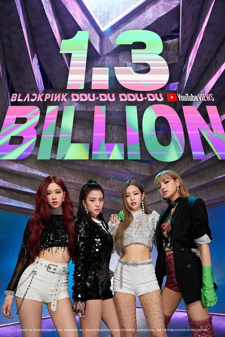 「BLACKPINK」、「DDU-DU DDU-DU」MVが再生回数13億回突破…K-POPグループ初の大記録