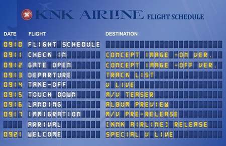 「KNK」、「KNK AIRLINE」スケジューラー公開…17日深夜にMV先行公開予告