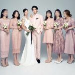 <span class="title">パク・シネ＆チェ・テジュン、親友と撮った結婚式の写真公開…ブーケでそっと隠したＤライン？</span>