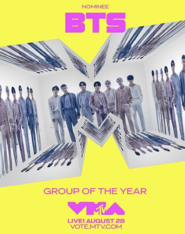 「BTS（防弾少年団）」、「2022 MTV VMA」の6候補に…「Group of the Year」と「Song of Summer」を