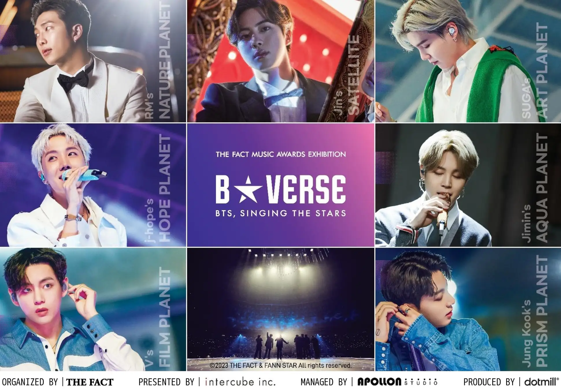 世界中のK-POPファンのための特別な展示会「B☆VERSE」(BTS、星を歌う