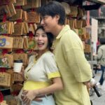 イ・ジフン＆アヤネさん夫妻、日本で胎教旅行…美しいDライン