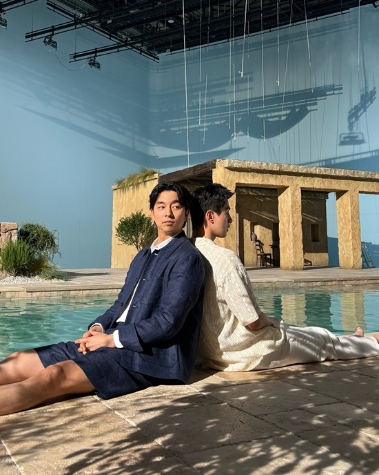 コン・ユ＆イ・ドンウク、イケメンのトッケビと死神…広告撮影現場