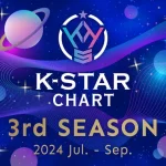 2024年7～9月期シーズンチャート『K-STAR CHART 3rd Season 投票』が10月7日（月）よりスタート！