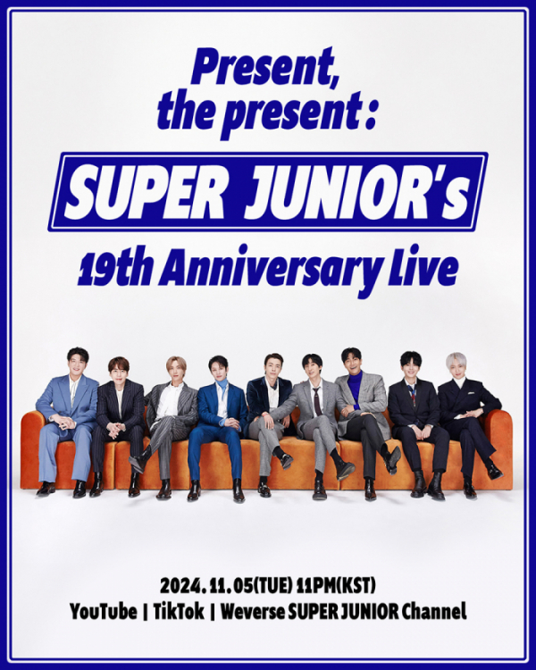 「SUPER JUNIOR」、デビュー19周年記念ライブ…「全世界のエルフ、集まれ！」