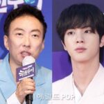 「BTS」JIN、パク・ミョンスと親しい仲…「お酒もプレゼントし、夜遅くに一杯やろうと誘った」